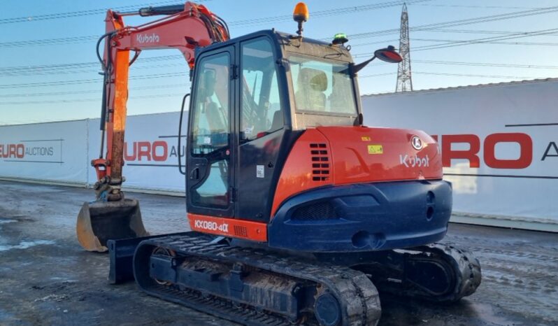 2018 Kubota KX080-4A 6 Ton+ Excavators For Auction: Leeds – 22nd, 23rd, 24th & 25th January 25 @ 8:00am full