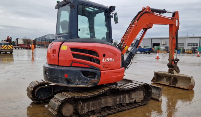 2018 Kubota U55-4 Mini Excavators For Auction: Leeds – 22nd, 23rd, 24th & 25th January 25 @ 8:00am full