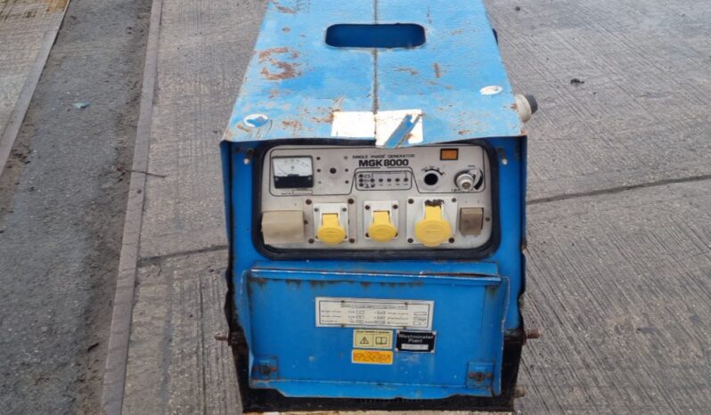 Genset 8kVA Generator, Kubota Engine Generators For Auction: Leeds – 22nd, 23rd, 24th & 25th January 25 @ 8:00am full