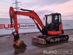 2017 Kubota U55-4 Mini Excavators For Auction: Leeds – 22nd, 23rd, 24th & 25th January 25 @ 8:00am