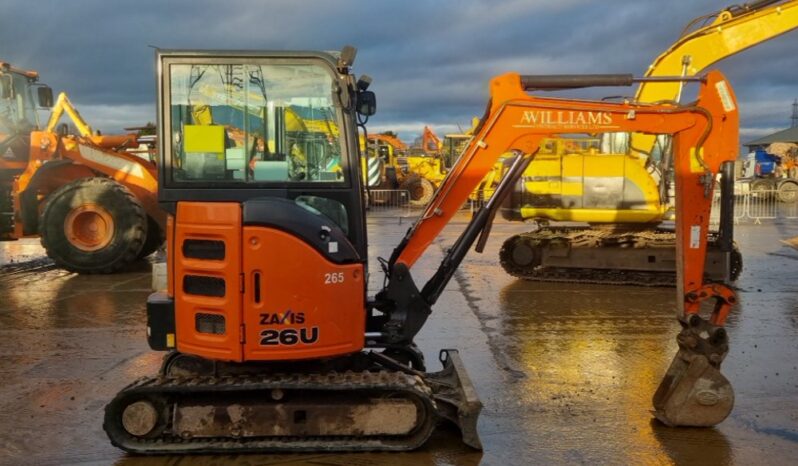 2019 Hitachi ZX26U-5A CR Mini Excavators For Auction: Leeds – 22nd, 23rd, 24th & 25th January 25 @ 8:00am full