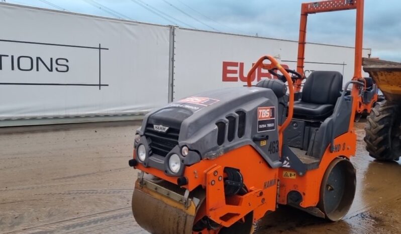 2015 Hamm HD8VV Rollers For Auction: Leeds – 22nd, 23rd, 24th & 25th January 25 @ 8:00am