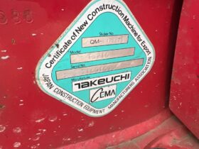 2020 TAKEUCHI TB216 EXCAVATOR For Auction on 2025-02-04 For Auction on 2025-02-04 full