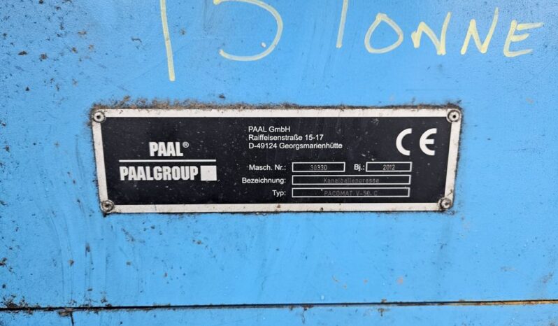 2012 PAAL PACOMAT V50C For Auction on 2025-12-29 For Auction on 2025-12-29 full