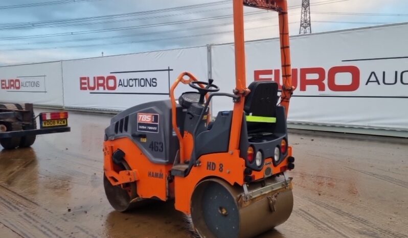 2015 Hamm HD8VV Rollers For Auction: Leeds – 22nd, 23rd, 24th & 25th January 25 @ 8:00am full