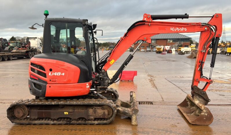 2014 Kubota U48-4 Mini Excavators For Auction: Leeds – 22nd, 23rd, 24th & 25th January 25 @ 8:00am full