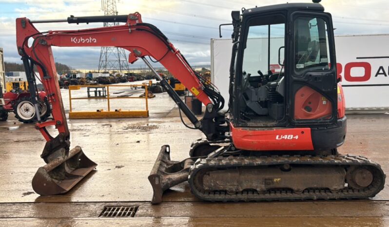 2014 Kubota U48-4 Mini Excavators For Auction: Leeds – 22nd, 23rd, 24th & 25th January 25 @ 8:00am full