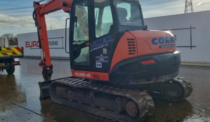 2018 Kubota KX080-4A 6 Ton+ Excavators For Auction: Leeds – 22nd, 23rd, 24th & 25th January 25 @ 8:00am full