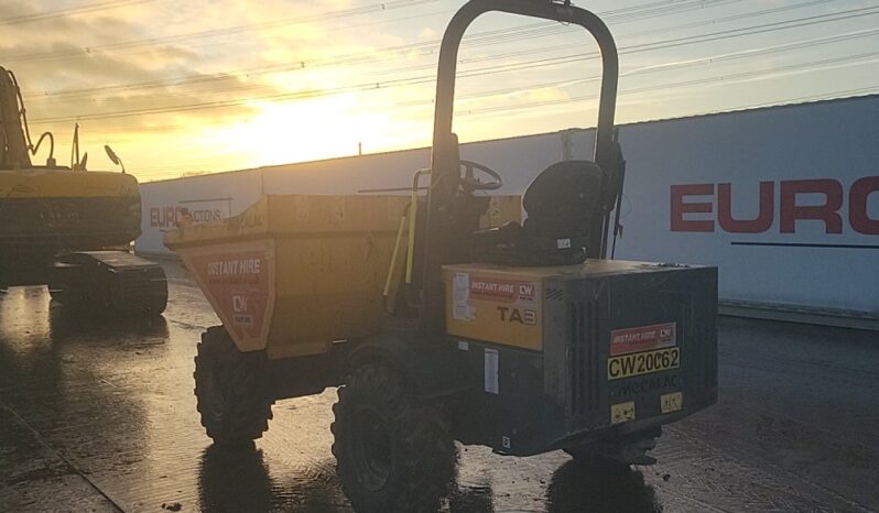 2018 Mecalac TA3 Site Dumpers For Auction: Leeds – 22nd, 23rd, 24th & 25th January 25 @ 8:00am full