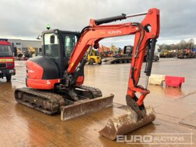 2014 Kubota U48-4 Mini Excavators For Auction: Leeds – 22nd, 23rd, 24th & 25th January 25 @ 8:00am full