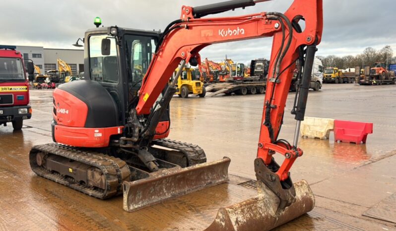 2014 Kubota U48-4 Mini Excavators For Auction: Leeds – 22nd, 23rd, 24th & 25th January 25 @ 8:00am full