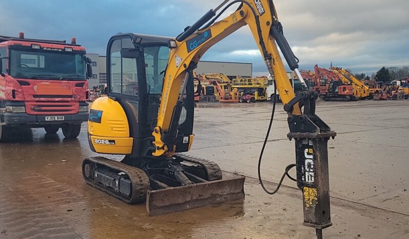 2014 JCB 8026 Mini Excavators For Auction: Leeds – 22nd, 23rd, 24th & 25th January 25 @ 8:00am full