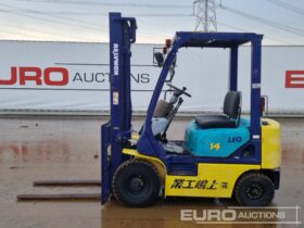 Komatsu FG14C-16 Forklifts For Auction: Leeds – 22nd, 23rd, 24th & 25th January 25 @ 8:00am full