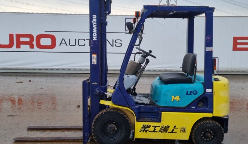 Komatsu FG14C-16 Forklifts For Auction: Leeds – 22nd, 23rd, 24th & 25th January 25 @ 8:00am full