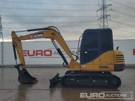 2023 XCMG XE60DA 6 Ton+ Excavators For Auction: Leeds – 22nd, 23rd, 24th & 25th January 25 @ 8:00am full