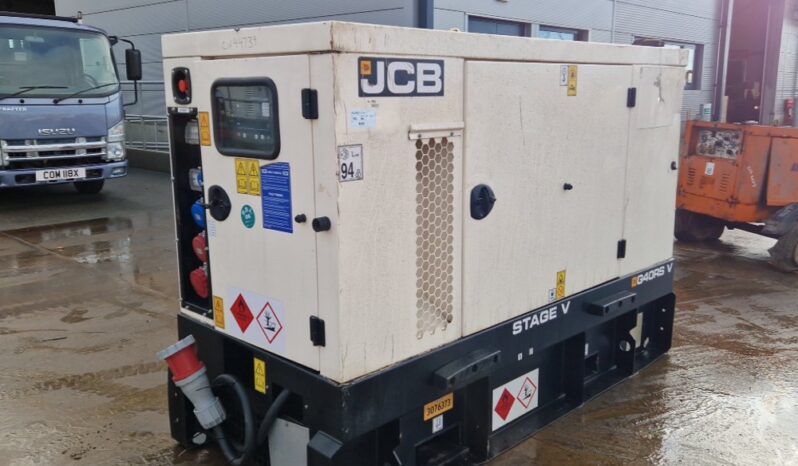 2022 JCB G40RS Generators For Auction: Leeds – 22nd, 23rd, 24th & 25th January 25 @ 8:00am