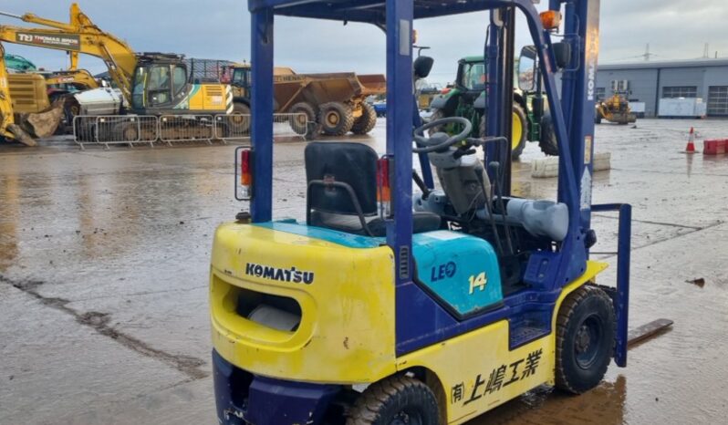 Komatsu FG14C-16 Forklifts For Auction: Leeds – 22nd, 23rd, 24th & 25th January 25 @ 8:00am full