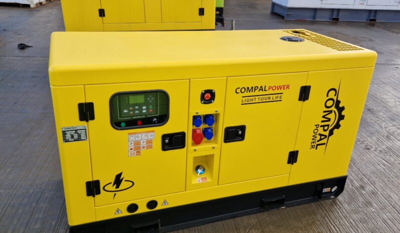 Unused 2024 Compal Power VG-R30 Generators For Auction: Leeds – 22nd, 23rd, 24th & 25th January 25 @ 8:00am full