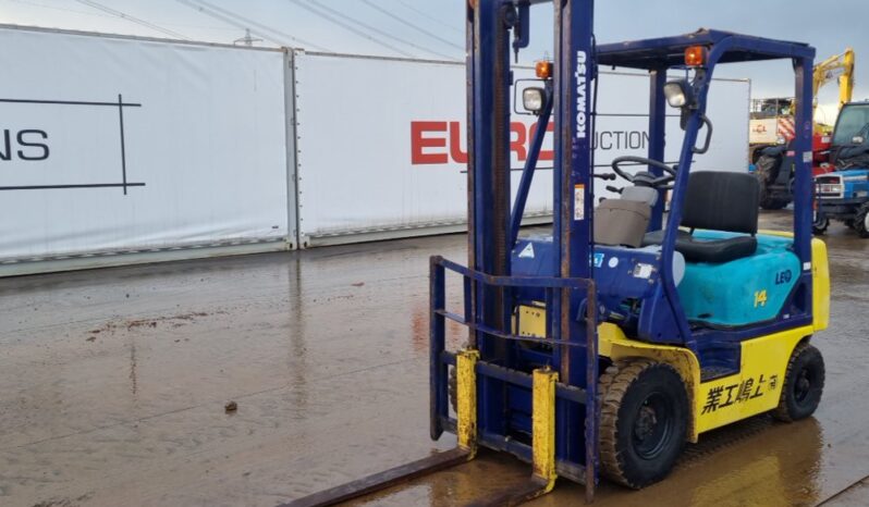 Komatsu FG14C-16 Forklifts For Auction: Leeds – 22nd, 23rd, 24th & 25th January 25 @ 8:00am