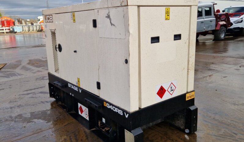 2022 JCB G40RS Generators For Auction: Leeds – 22nd, 23rd, 24th & 25th January 25 @ 8:00am full