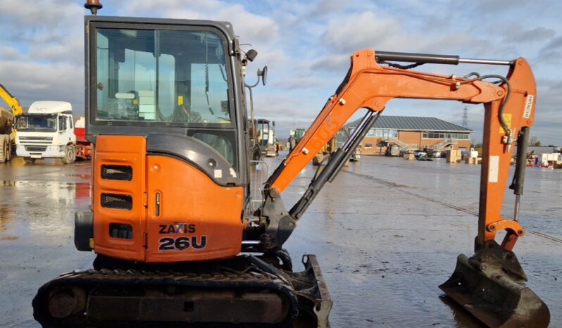 2017 Hitachi ZX26U-5A Mini Excavators For Auction: Leeds – 22nd, 23rd, 24th & 25th January 25 @ 8:00am full