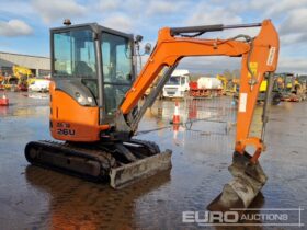 2017 Hitachi ZX26U-5A Mini Excavators For Auction: Leeds – 22nd, 23rd, 24th & 25th January 25 @ 8:00am full