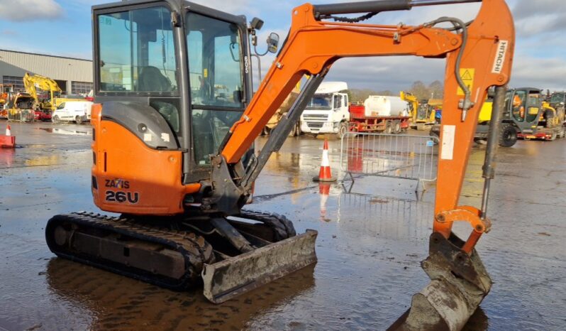 2017 Hitachi ZX26U-5A Mini Excavators For Auction: Leeds – 22nd, 23rd, 24th & 25th January 25 @ 8:00am full