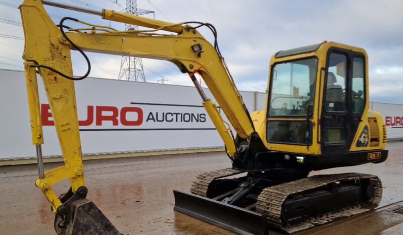 Hyundai R55-7 Mini Excavators For Auction: Leeds – 22nd, 23rd, 24th & 25th January 25 @ 8:00am