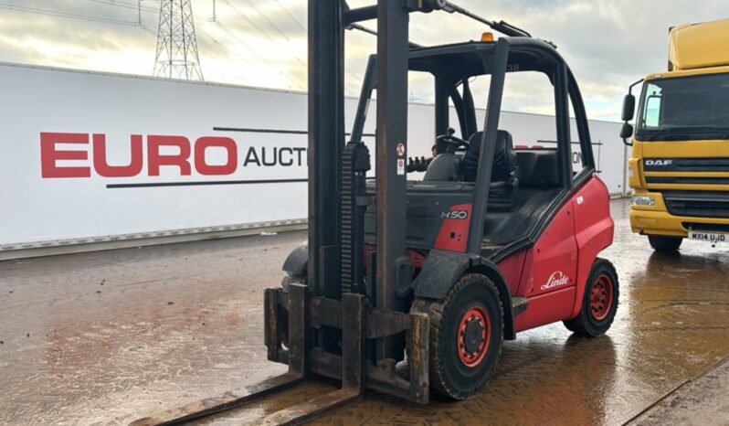 Linde H50D Forklifts For Auction: Leeds – 22nd, 23rd, 24th & 25th January 25 @ 8:00am