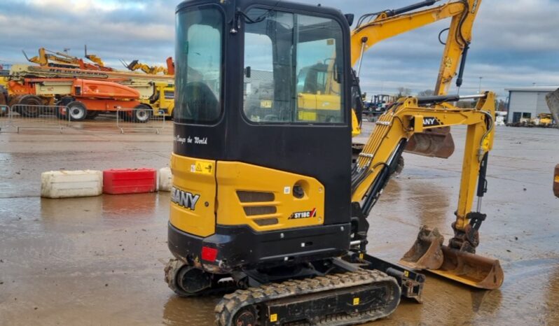 2022 Sany SY18C Mini Excavators For Auction: Leeds – 22nd, 23rd, 24th & 25th January 25 @ 8:00am full