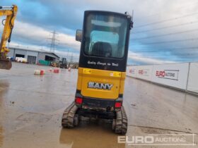 2022 Sany SY18C Mini Excavators For Auction: Leeds – 22nd, 23rd, 24th & 25th January 25 @ 8:00am full