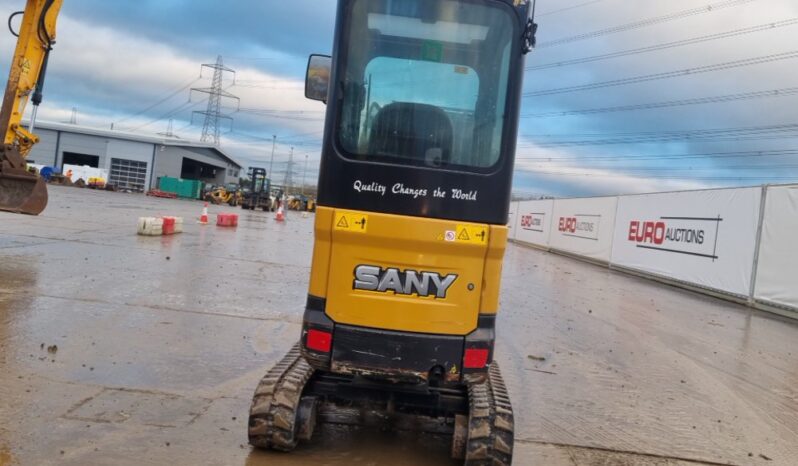 2022 Sany SY18C Mini Excavators For Auction: Leeds – 22nd, 23rd, 24th & 25th January 25 @ 8:00am full