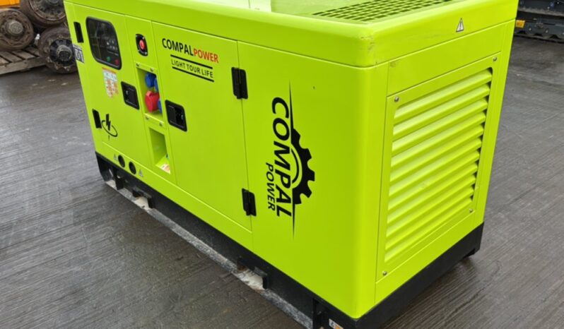 Unused 2024 Compal Power VG-R30 Generators For Auction: Leeds – 22nd, 23rd, 24th & 25th January 25 @ 8:00am full