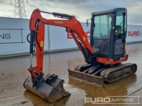 2020 Kubota U27-4 Mini Excavators For Auction: Leeds – 22nd, 23rd, 24th & 25th January 25 @ 8:00am