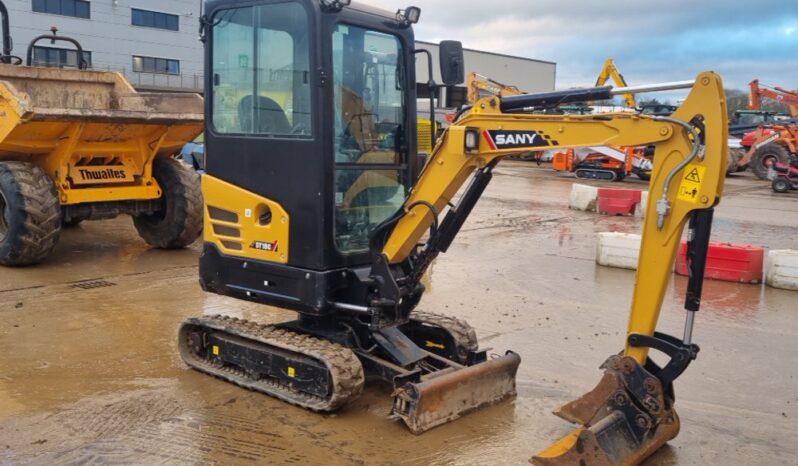 2022 Sany SY18C Mini Excavators For Auction: Leeds – 22nd, 23rd, 24th & 25th January 25 @ 8:00am full