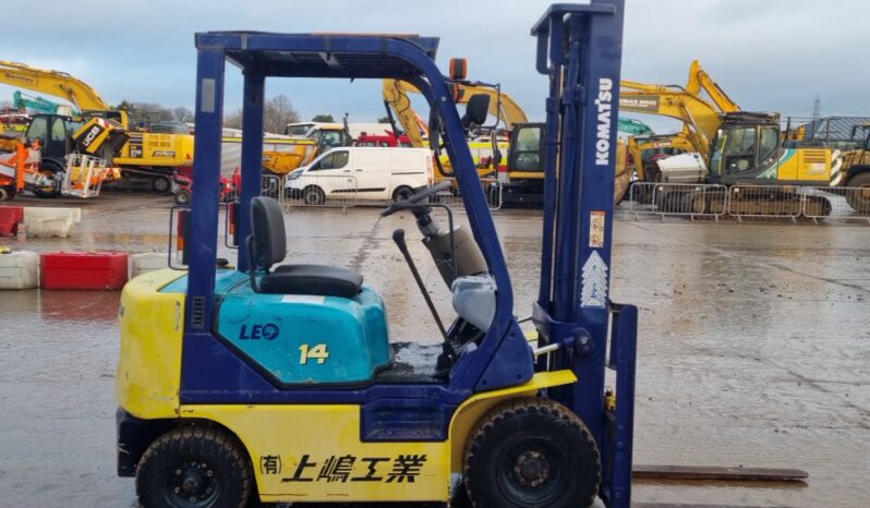 Komatsu FG14C-16 Forklifts For Auction: Leeds – 22nd, 23rd, 24th & 25th January 25 @ 8:00am full