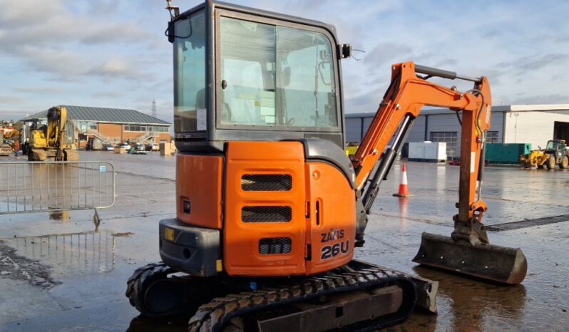 2017 Hitachi ZX26U-5A Mini Excavators For Auction: Leeds – 22nd, 23rd, 24th & 25th January 25 @ 8:00am full