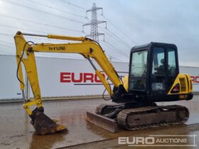 Hyundai R55-7 Mini Excavators For Auction: Leeds – 22nd, 23rd, 24th & 25th January 25 @ 8:00am