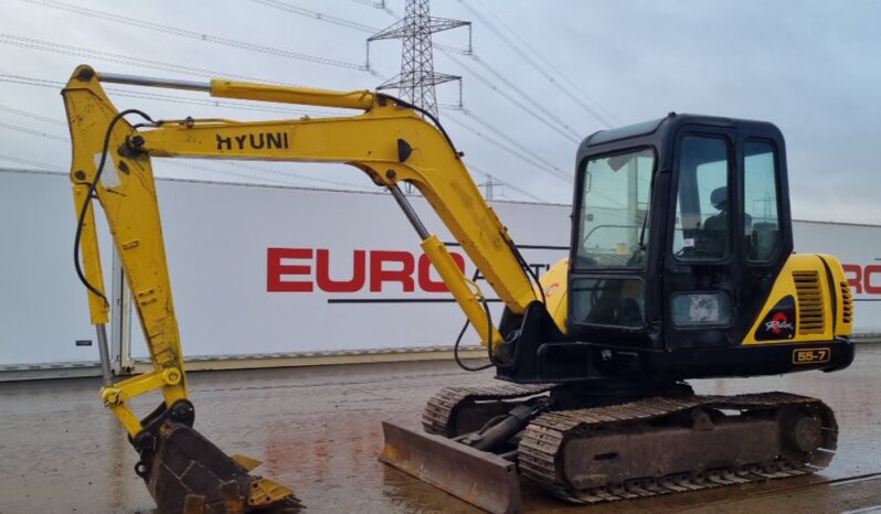 Hyundai R55-7 Mini Excavators For Auction: Leeds – 22nd, 23rd, 24th & 25th January 25 @ 8:00am