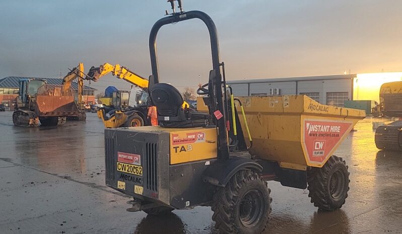 2018 Mecalac TA3 Site Dumpers For Auction: Leeds – 22nd, 23rd, 24th & 25th January 25 @ 8:00am full