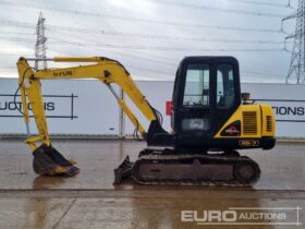 Hyundai R55-7 Mini Excavators For Auction: Leeds – 22nd, 23rd, 24th & 25th January 25 @ 8:00am full