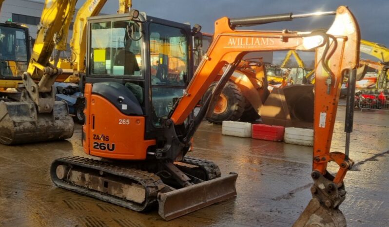 2019 Hitachi ZX26U-5A CR Mini Excavators For Auction: Leeds – 22nd, 23rd, 24th & 25th January 25 @ 8:00am full