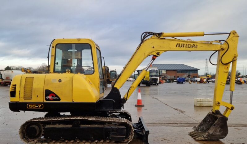 Hyundai R55-7 Mini Excavators For Auction: Leeds – 22nd, 23rd, 24th & 25th January 25 @ 8:00am full