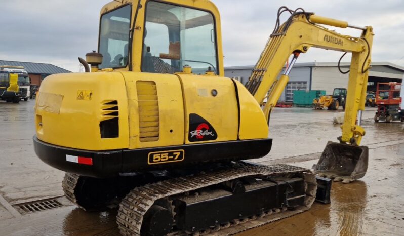 Hyundai R55-7 Mini Excavators For Auction: Leeds – 22nd, 23rd, 24th & 25th January 25 @ 8:00am full