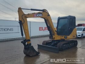 2023 XCMG XE60DA 6 Ton+ Excavators For Auction: Leeds – 22nd, 23rd, 24th & 25th January 25 @ 8:00am