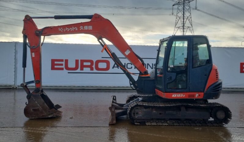 Kubota KX183-3 6 Ton+ Excavators For Auction: Leeds – 22nd, 23rd, 24th & 25th January 25 @ 8:00am full