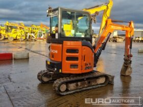 2019 Hitachi ZX26U-5A CR Mini Excavators For Auction: Leeds – 22nd, 23rd, 24th & 25th January 25 @ 8:00am full