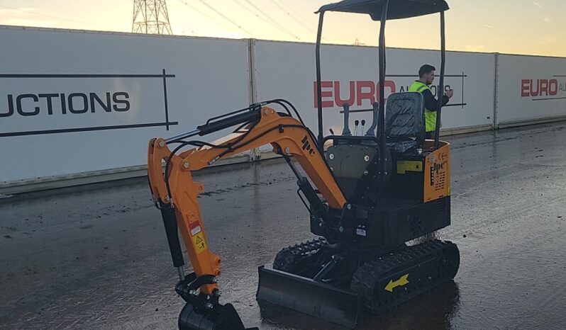 Unused 2024 JPC HT12 Micro Excavators For Auction: Leeds – 22nd, 23rd, 24th & 25th January 25 @ 8:00am