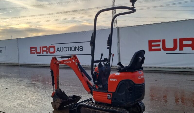 2020 Kubota K008-3 Micro Excavators For Auction: Leeds – 22nd, 23rd, 24th & 25th January 25 @ 8:00am full