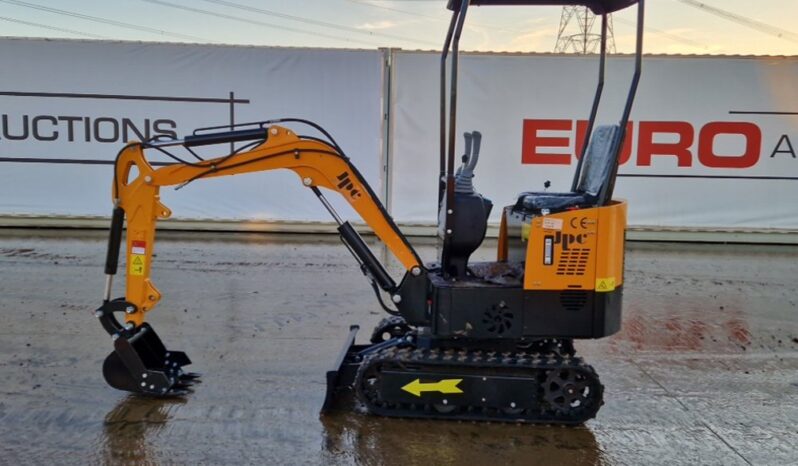 Unused 2024 JPC HT12 Micro Excavators For Auction: Leeds – 22nd, 23rd, 24th & 25th January 25 @ 8:00am full